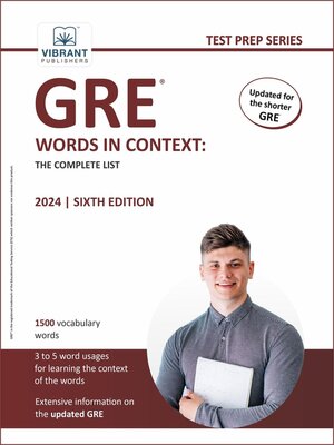 cover image of GRE Words In Context